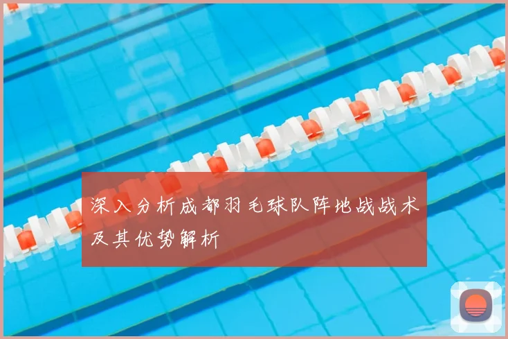 深入分析成都羽毛球队阵地战战术及其优势解析