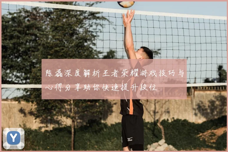 陈磊深度解析王者荣耀游戏技巧与心得分享助你快速提升段位